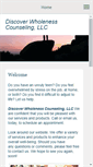 Mobile Screenshot of discoverwholenesscounseling.com